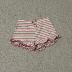 Garanimals Striped Ruffle Shorts - Pink, Yellow, Blue